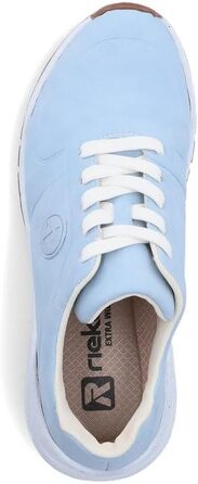 Кросівки жіночі Rieker M4903 Skater, блакитні, широка колодка 37 EU, устілка знімна