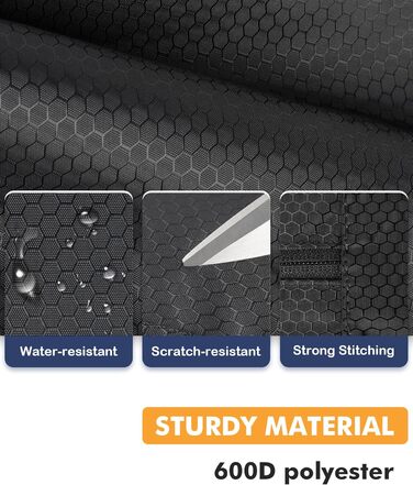 Чохол для більярдного кия, 10 x 13 см, з кількома кишенями, для 4 київ, 5 аксесуарів, з підкладкою, м'який та міцний, з регульованими плечовими ременями, чорний (для чоловіків та жінок)