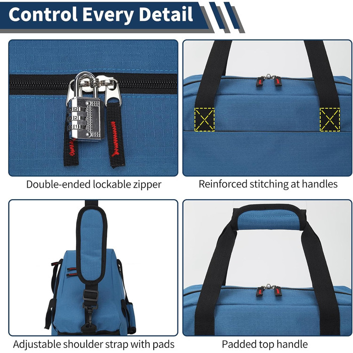 Спортивна сумка маленька з відділенням для мокрого, 35×20×20 см, ручна поклажа, міні-дуфл, блакитна