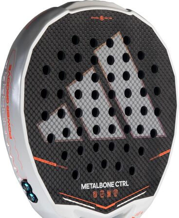 Ракетка для падел Adidas Metalbone Ctrl 2026, 500г, біла - професійна ракетка для контролю