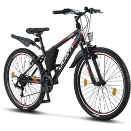 Гірський велосипед Licorne Bike Premium 26 дюймів, 21 швидкість, для дівчат, хлопців, чоловіків і жінок