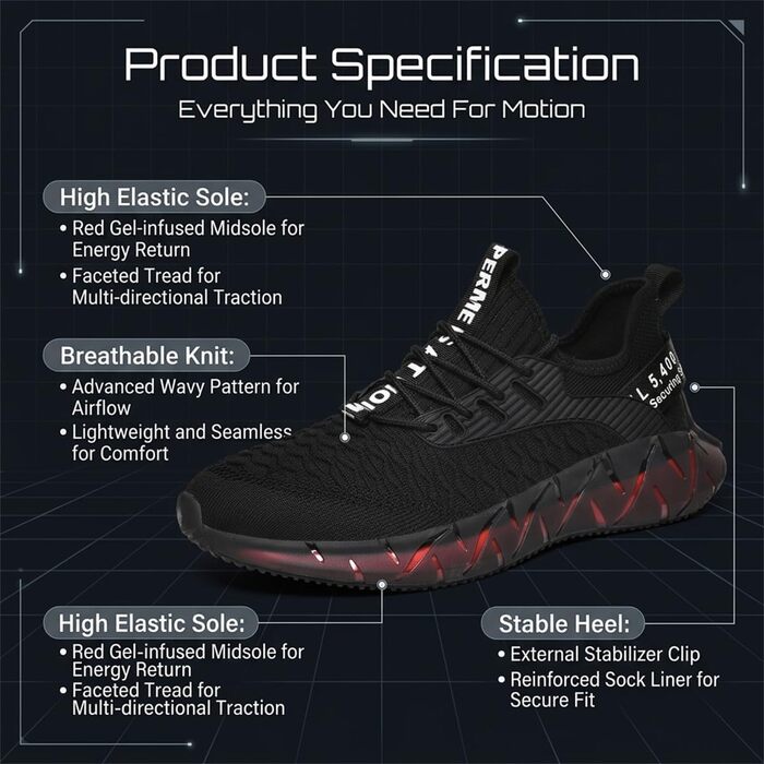Чоловічі та жіночі спортивні кросівки для бігу та фітнесу Turnschuhe G156 Schwarz - дихаючі, легкі, з амортизацією