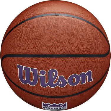 Баскетбольний м'яч Wilson NBA Team Alliance Sacramento Kings, розмір 7 (29.5''), офіційний