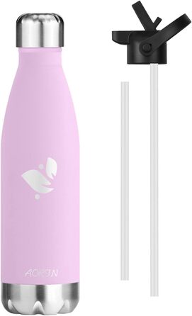 AORIN вакуумна термобутилка для води 350/500/750 мл, BPA-Free, зберігає тепло до 12 годин, холод до 24 годин, для дітей, школи, спорту, велосипеда, фітнесу, преміум-якість