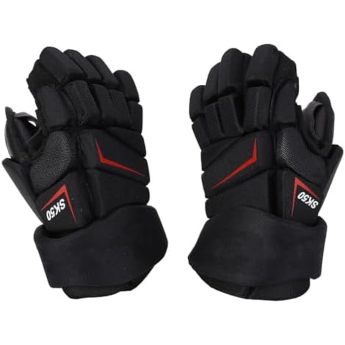 Ківш для хокею VGEBY, 1 пара, дихаючі, з захистом пальців, з нейлону (25.4 см / 10 дюймів)