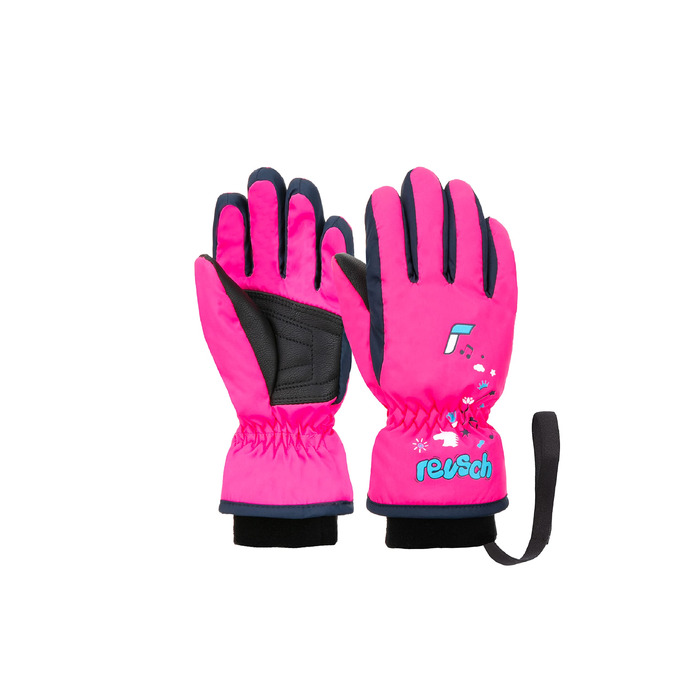 Дитячі рукавички Reusch Fingerhandschuhe III, рожево-блакитні