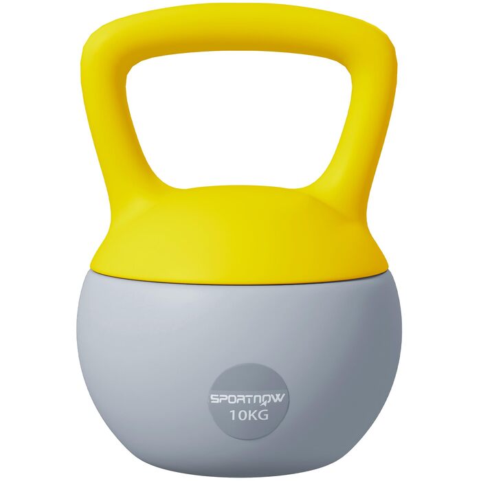 Гантель SportNOW Soft Kettlebell 10 кг з неслизькою ручкою для фітнесу та силових тренувань вдома