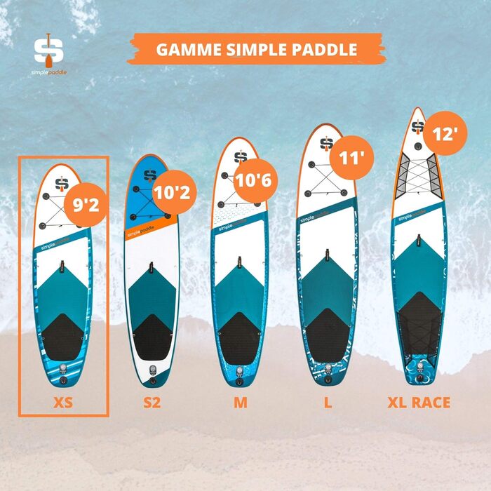 Надувна SUP-дошка 9'2, 10'2 або 10'6 з веслом, страховкою, насосом Double Action і сумкою для транспортування