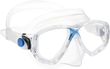 Маска Cressi Marea + трубка Cressi Mexico для снорклінгу та дайвінгу, унісекс, прозора/блакитна