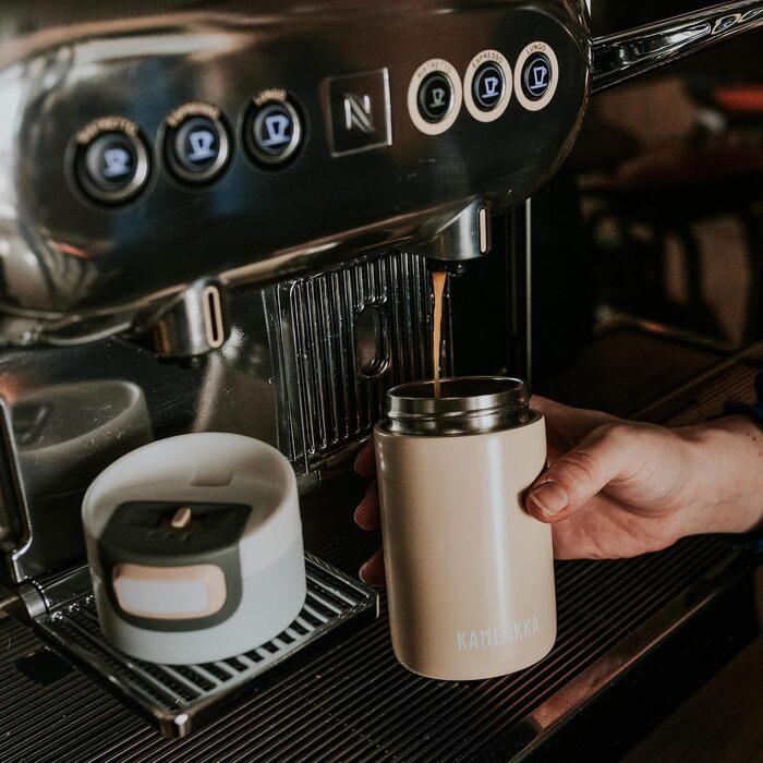 Термочашка Kambukka ETNA ICED LATTE 300 мл з нержавіючої сталі, ізольована, для кави та напоїв, герметична, тримає 5 годин гарячим і 11 годин холодним