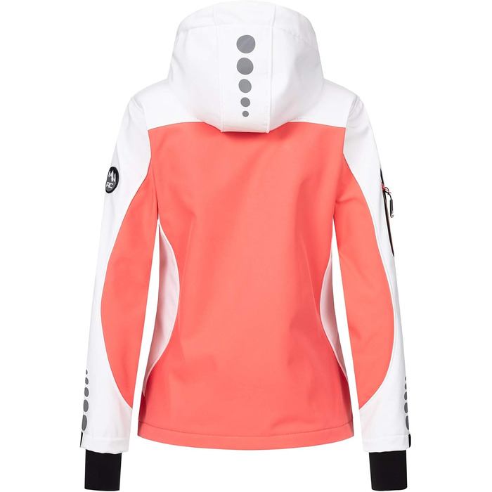 Жіноча куртка-вітрівка Rock Creek Softshell D-441, коралловий колір, розмір XXL