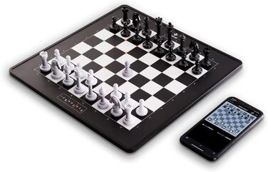 Millennium eONE – Електронна шахова дошка для онлайн-ігор на Lichess, Chess.com та Tornelo. 81 LED для відображення ходів. Li-Ion акумулятор, Bluetooth та USB.