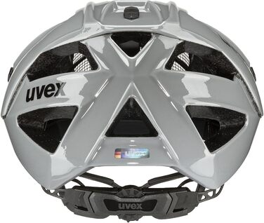 Велошолом Uvex Quatro MTB для жінок і чоловіків, регульований розмір 56-61 см, чорний ріг