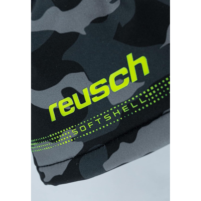 Дитячі зимові рукавички Reusch Maxi R-TEX XT водонепроникні та вітрозахисні для хлопчиків та дівчаток, чорно-камуфляжні, розмір III (3-4 роки)