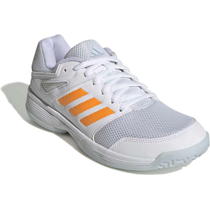Жіноче взуття для залу Adidas Speedcourt - розмір 38 2/3 EU, білий, помаранчевий, блакитний