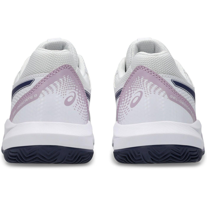 Жіночі тенісні кросівки ASICS Dedicate 8 Clay - блакитний, жовтий, білий, індиго, туманний (40.5 EU)