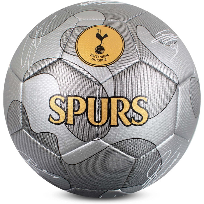 Футбольний м'яч Tottenham F.C. Hy-Pro Silver Camo, офіційна ліцензія, розмір 5, для тренувань і матчів, сувенір для дітей і дорослих