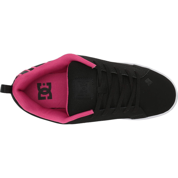 Жіноче кеди DC Court Graffik - чорно-рожеві, розмір 41.5 EU