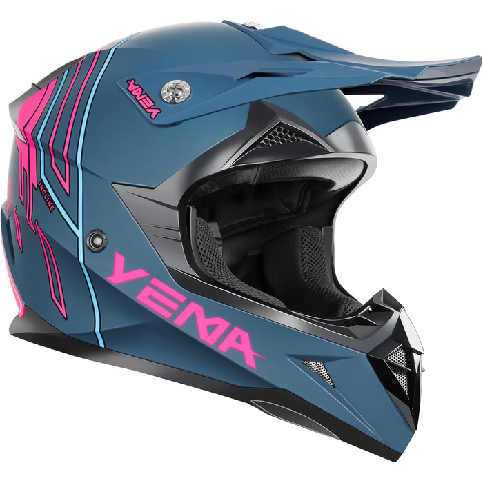 Мотокросовий шолом Yema YM-915 для ендуро, MTB, BMX, квадроциклів, повнолицевий, сертифікат ECE, для дорослих, чоловіків та жінок
