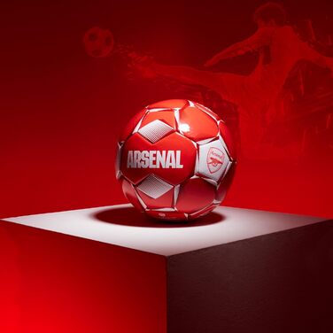 Офіційний футбольний м'яч Arsenal FC, розмір 4, червоний, ліцензія клубу, подарунок для фанатів