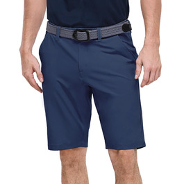 Чоловічі шорти для гольфу Outdoor Ventures UPF 50+ Stretch Dry Fit, швидкосохнучі бермуди з кишенями, темно-сині, розмір 32
