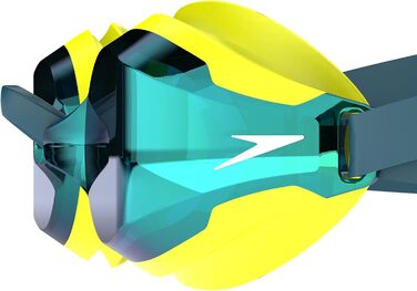 Окуляри для плавання Speedo Fastskin Speedsocket 2 | Змагальні окуляри | Антизапітніння | Водонепроникні | Жовтий/Кобальт/Смарагдовий