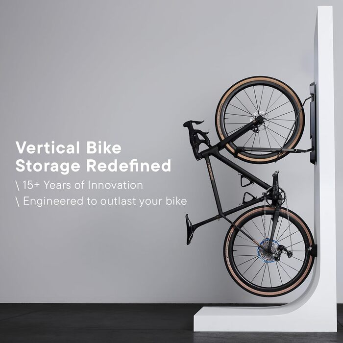 Тримач для велосипеда Steadyrack Classic Rack (2 шт.) - вертикальне кріплення на стіну для дому, гаража, паркінгу