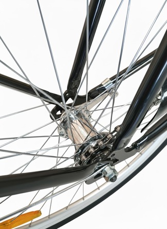 Міський велосипед Dallas Bike, чорний, 28 дюймів, сталевий, 1 швидкість