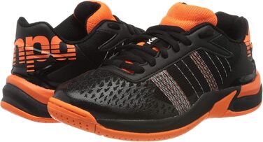 Дитячі гандбольні кросівки Kempa Attack Contender Junior (29 EU, чорний/флуоресцентний помаранчевий)