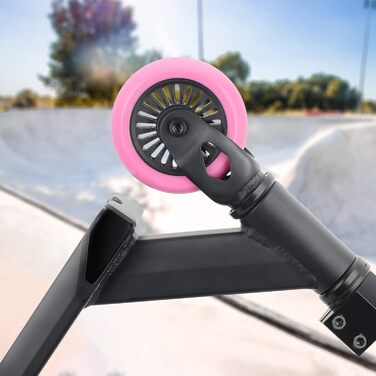 Трюковий самокат VOKUL TRII S2 Pro з 100 мм колесами, хромолівий руль 360°, для дітей та дорослих, для фрістайлу та трюків