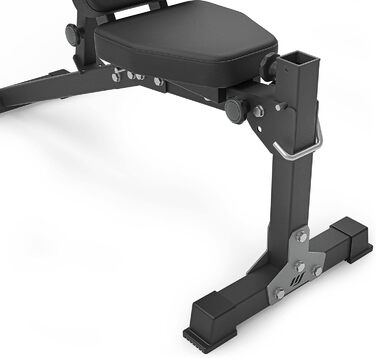 Регульована лавка для жиму Marbo Sport MS-L114, складна, чорна, виробництво ЄС