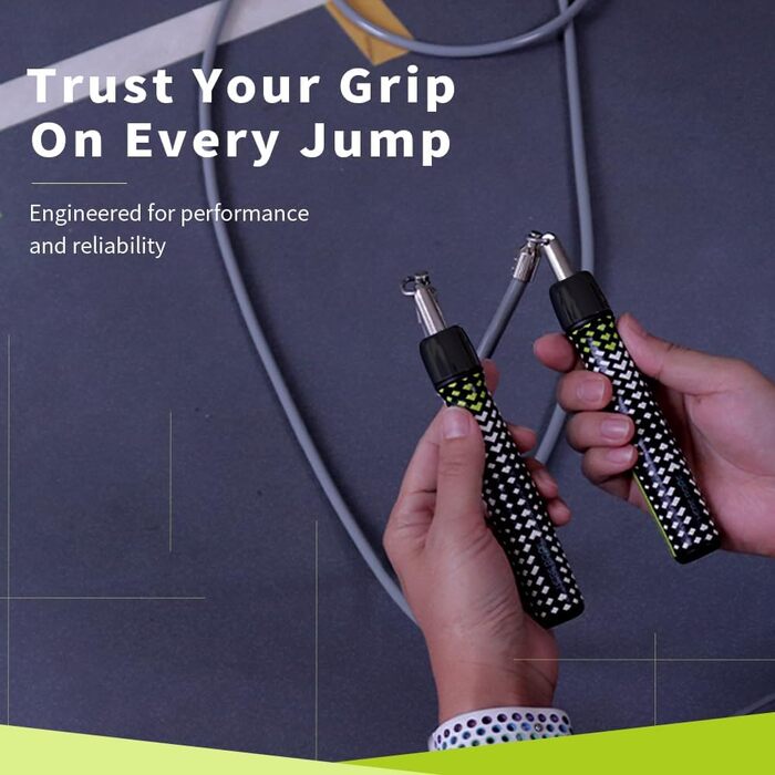 Стрибкове канат Hererope з вагою 250г, регульований, з підшипниками, неслизька ручка, міцний сталевий трос, для чоловіків та жінок, фітнес, HIIT