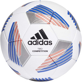 М'яч футбольний adidas Tiro Com, розмір 4, біло-чорний, для дорослих та дітей