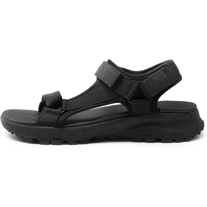 Жіночі спортивні сандалі DREAM PAIRS з комфортною устілкою, профільованою підошвою та регульованими ремінцями, чорного кольору, 39 EU