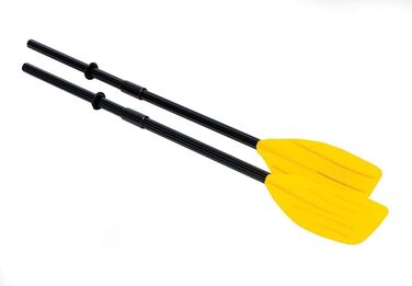 Надувний човен Intex Challenger 2, блакитно-жовтий, 236x114x41 см, одномісний