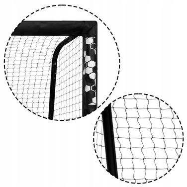 Переносні сталеві футбольні ворота Neo-sport 300 x 200 x 120 см