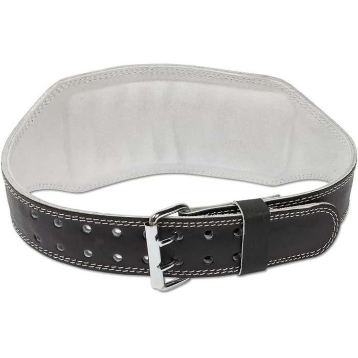 Пояс Gorilla Wear 6 дюймів з повним шкіряним наповнювачем - чорний/золотий - для бодібілдингу, пауерліфтингу, тренувань у залі - стабілізація та підтримка з логотипами, шкіряний, L-XL