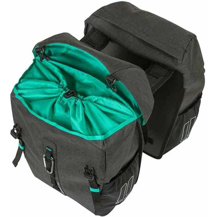 Велосипедна сумка Basil Discovery 365D, подвійна, чорна, 18 л
