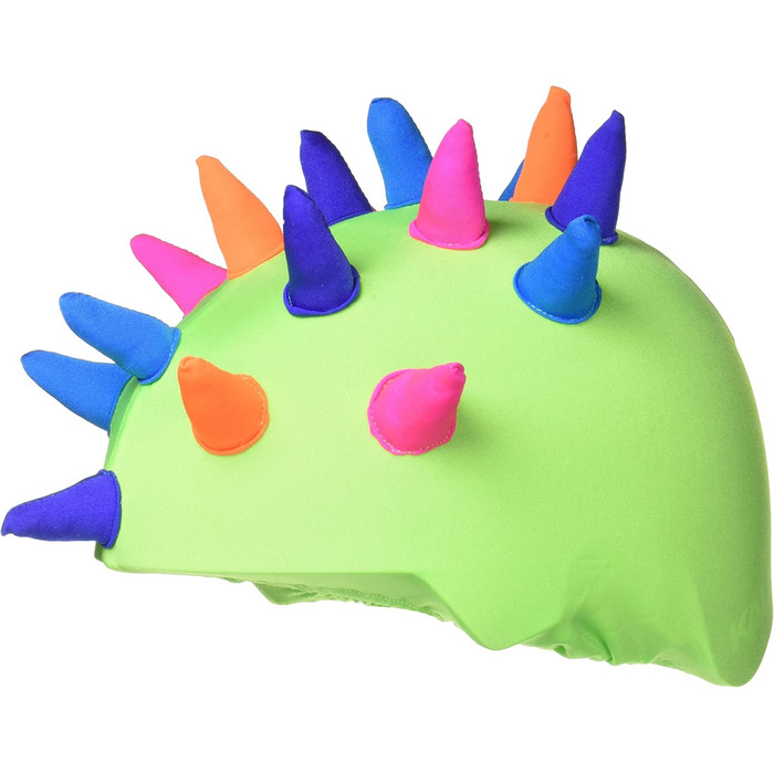 Чохол для шолома COOLCASC NEON HÖRNER для мультиспорту, неоновий, з ріжками