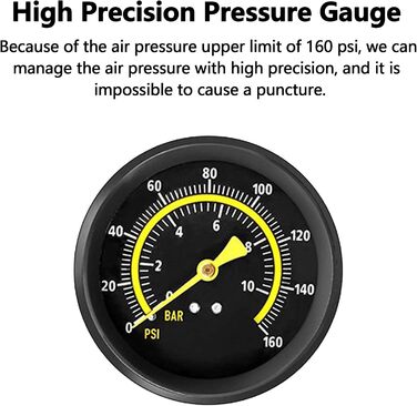 Велосипедна підкачка WEIDMAX з двома циліндрами, манометром та інтелектуальним клапаном, чорна