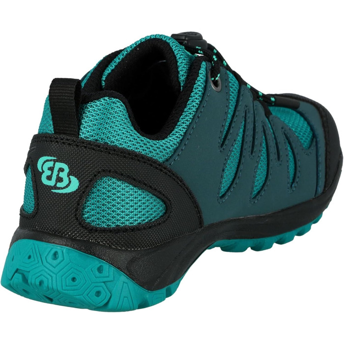 Дитячі трекінгові кросівки Brütting Expedition для хлопчиків та дівчаток, 37 EU, Petrol/Schwarz