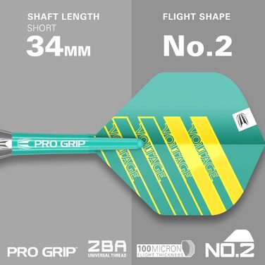 Дротики для дартсу Ziel Rob Cross 22 г латунні, стальні вістря, набір із гаманцем, гравецька серія