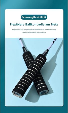 Набір для бадмінтону Carbon Profi: 2 ракетки, сітка, м'ячики, сумка. Підходить для початківців