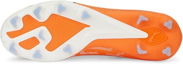Жіночі футбольні бутси PUMA Ultra Match FG/AG, розмір 39 EU, Ultra Orange/Puma White/Blue Glimmer