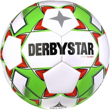 Дитячий футбольний м'яч Derbystar Junior S-Light v23, біло-зелений, розмір 4