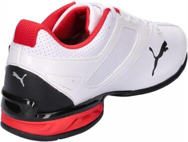 Кросівки Puma Tazon 6 FM для чоловіків, 43 EU, білий, чорний, сріблястий