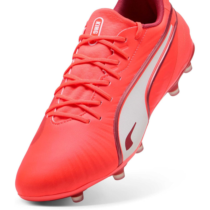 Футбольні бутси PUMA King Match F.G./A.G. Glowing Red/Puma White/Red Fire, 44.5 EU