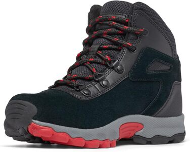 Трекінгові черевики Columbia Newton Ridge Amped Mid Rise для дітей (36 EU, Black Mountain Red Youth)