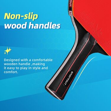 Набір для пінг-понгу: 4 ракетки та 8 м'ячів для гри в приміщенні та на вулиці