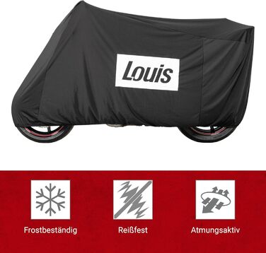 Чохол для мотоцикла Louis Indoor (XL-XXL) — еластичний, дихаючий, стійкий до розривів та пилу, захисний